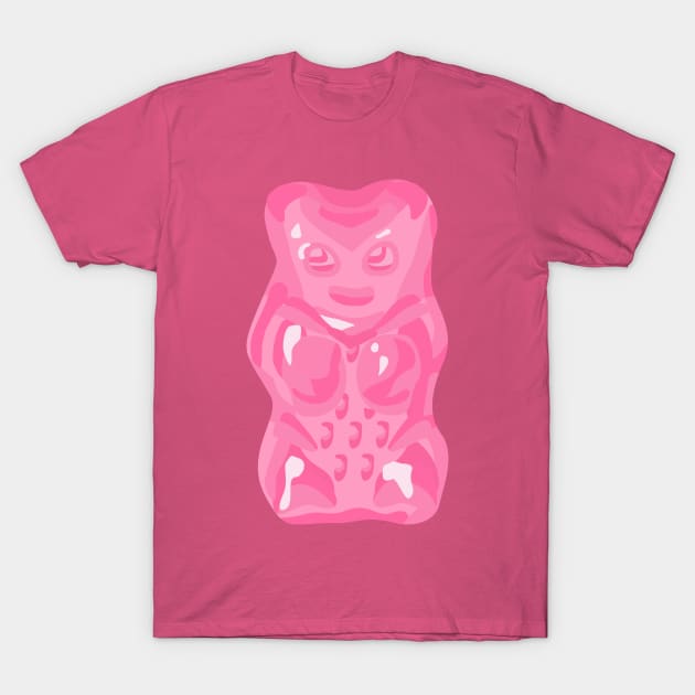 Pastel Pink Gummy Bear T-Shirt by XOOXOO